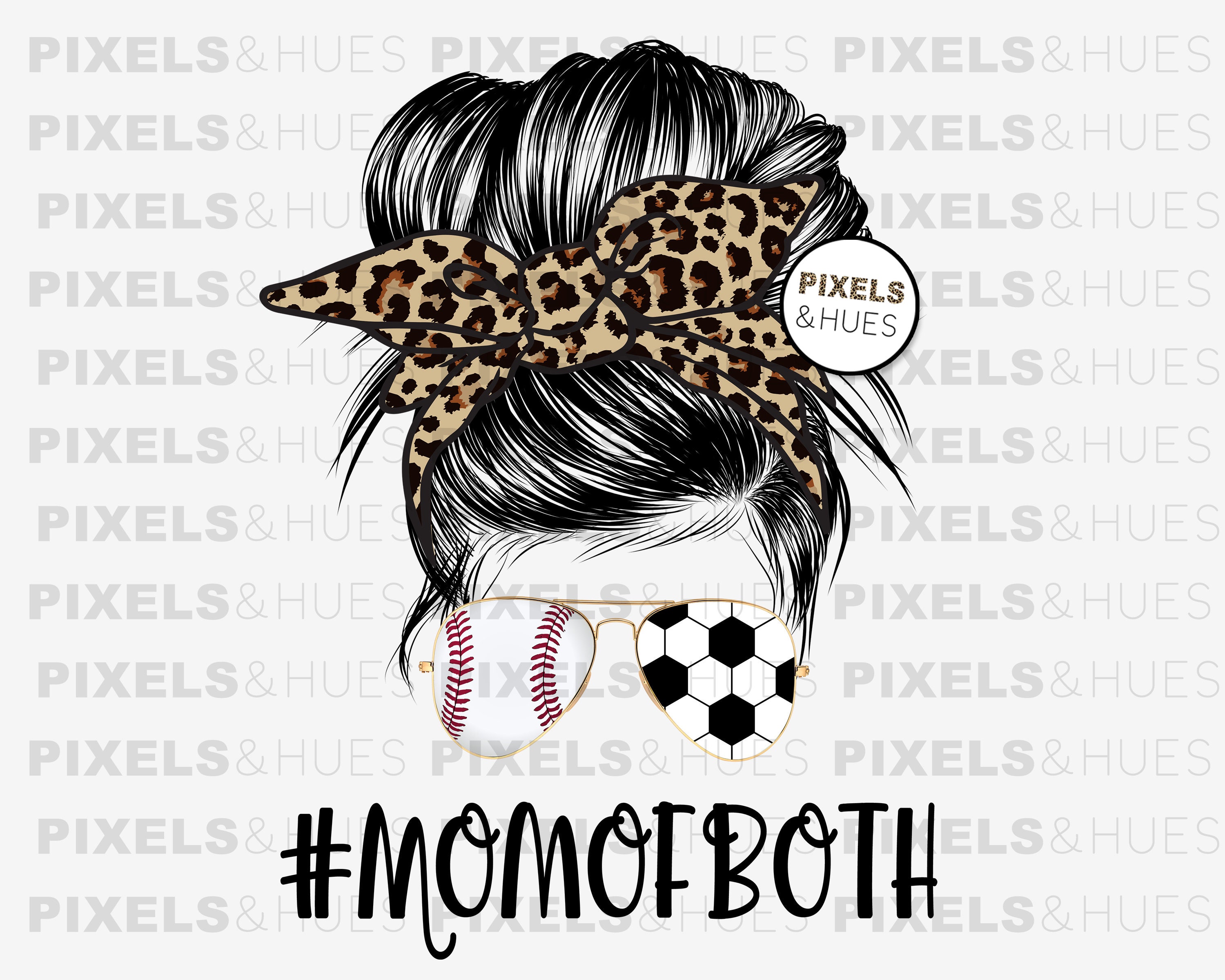 Cheetah Print Mom of Both Baseball and Soccer Mom Sublimation - Etsy
