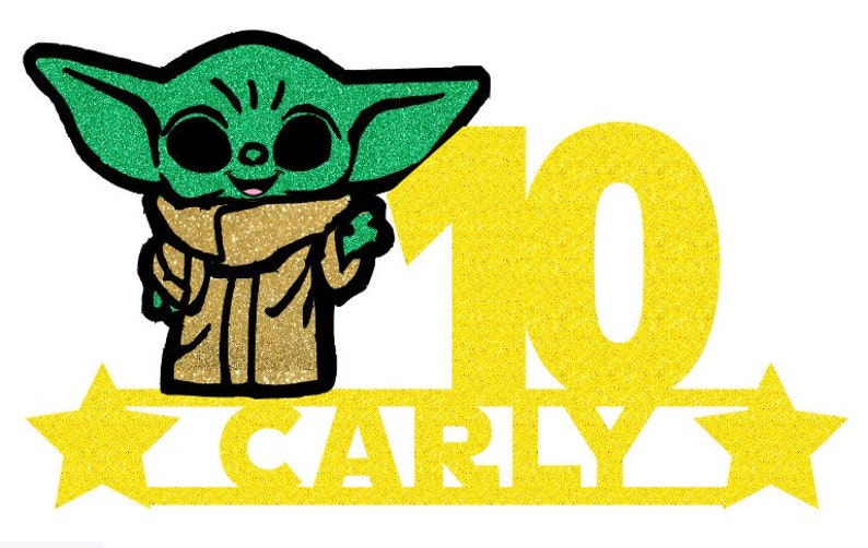 Best Birthday Have You Will Custom Cake Topper Says Grogu Mandalorian Star Wars Baby Yoda Party Decor Paper Party Supplies Truongsinhhoc Com Vn