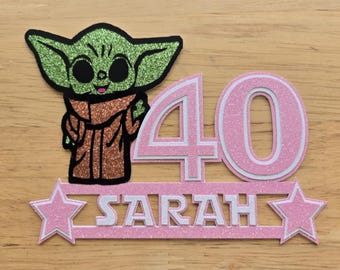 Customized Birthday Cake Topper