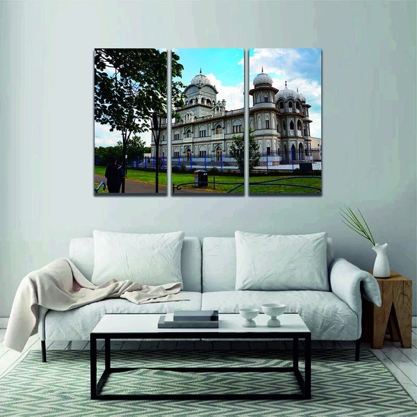 Golden Temple Amritsar India Evening View Printed Canvas wall Mural Ideal new home gift wall decor picture poster interior decor artwork art