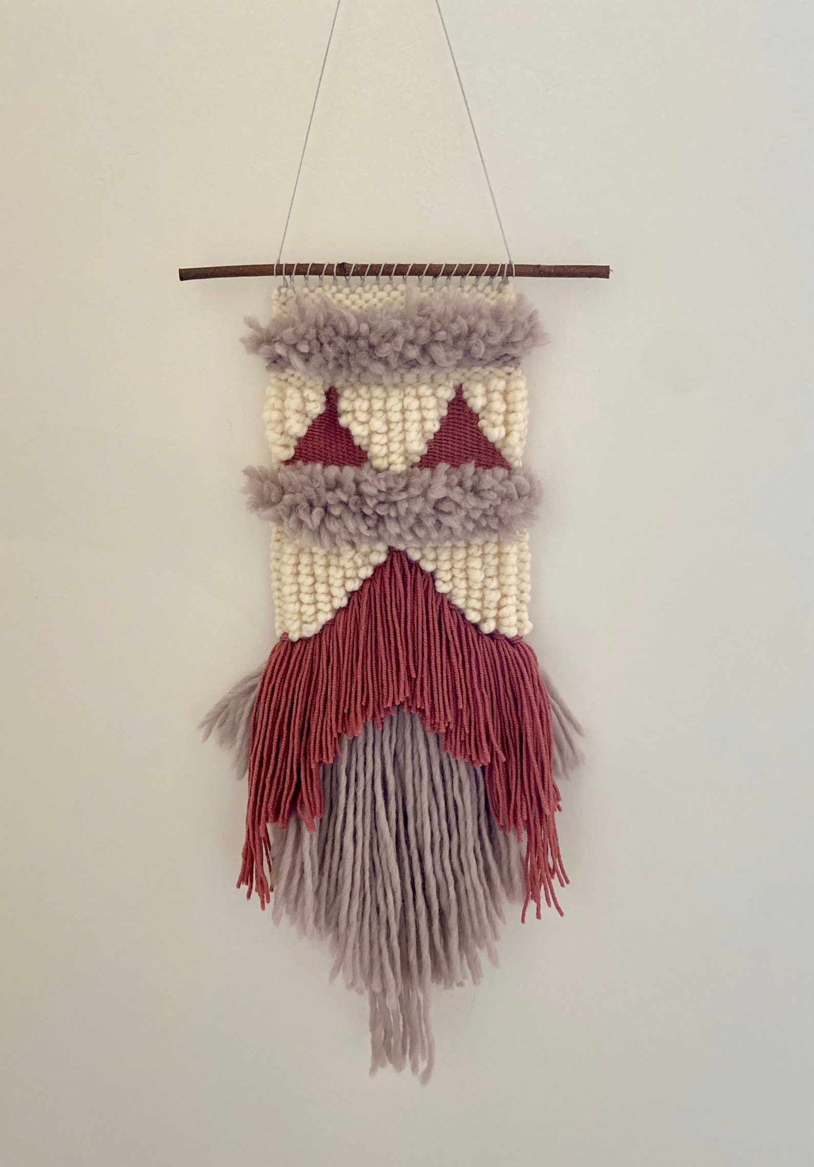 Mixed Textures Wall Hanging Accent Piece Etsy