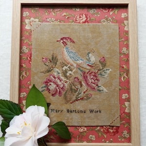 Mary Barton's Work PDF chart Antique reproduction cross-stitch chart