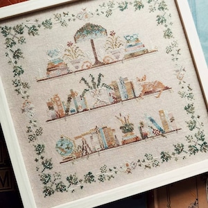 In the Library - PDF cross-stitch chart