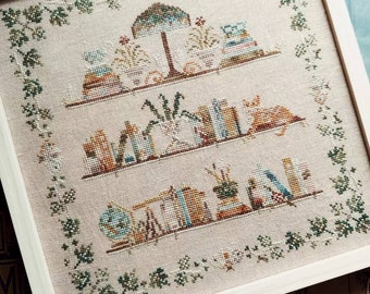 In the Library - PDF cross-stitch chart