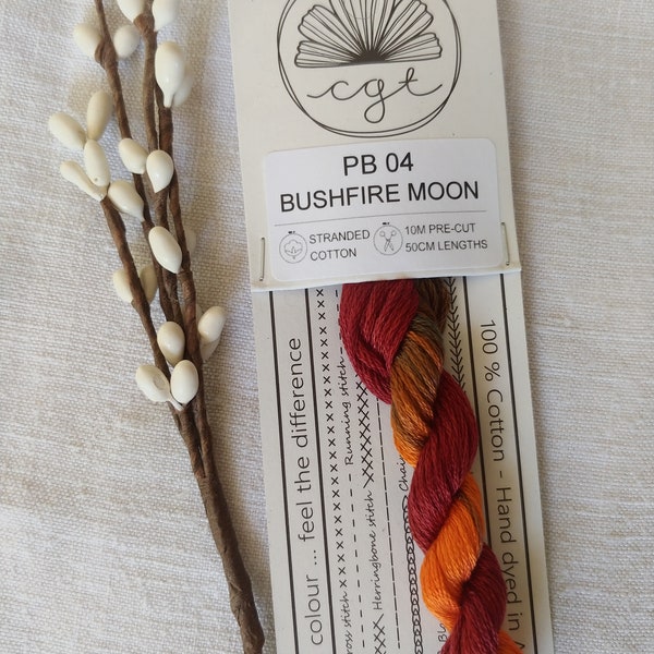 Bushfire Moon - CGT PB04 - Cottage Garden Threads skein for embroidery & cross stitch