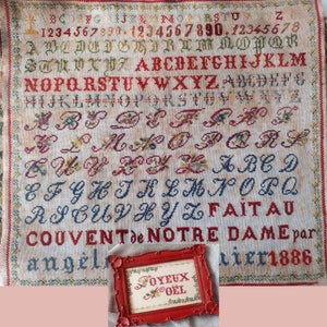 Notre Dame Alphabets & Joyeux Noël: PDF cross-stitch chart
