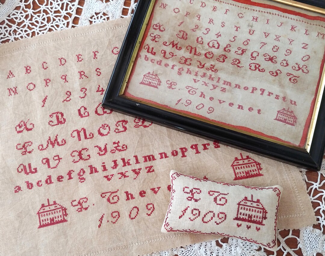 LT 1909: an Antique Reproduction & a Mini Design - PDF Cross-stitch ...