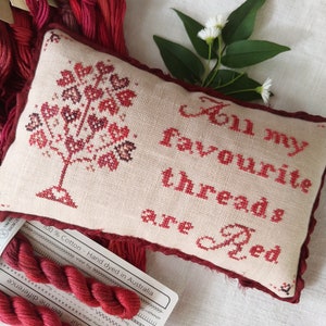 All my red threads: PDF cross-stitch chart