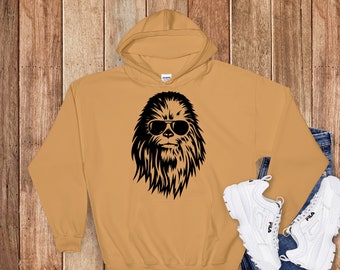 chewbacca zip up moletom com capuz