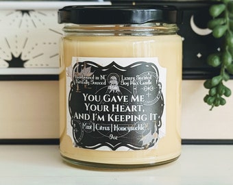 Xaden Riorson Candle, Fourth Wing Merch Bookish Gifts,Romantasy Smut Book Lover Gift, Book Boyfriend, Wingleader, Dragon, Empyrean Series