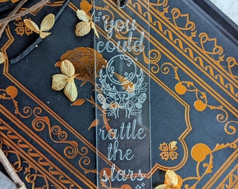 Throne of Glass Acrylic Bookish Bookmark, Tower of Dawn Fantasy Decor, Sarah J Maas Book Lover Gift, Bookish Booktok Romantasy Reader Gifts