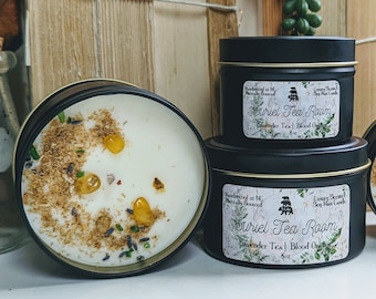 Suriel Tea Room ACOTAR Inspired Decorated Candle, A Court of Thorns and Roses Book Lover Gift, Suriel ACOTAR Merch, Bookish Bookshelf Decor