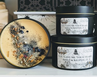 Xaden Fourth Wing Aesthetic Bookish Candles Gifts, Fourth Wing Merch Literary Decor, Best Friend Book Lover Gift Book Merch Mothers Day Gift