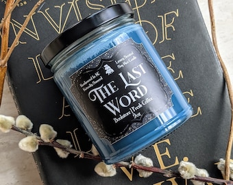 Candela "La vita invisibile di Addie Larue", regalo per amanti dei libri VE Schwab, regali per lettori amanti dei libri "The Last Word" più venduti, gadget fantasy per lettori amanti dei libri