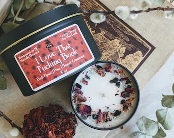 Casteel Blood and Ash Aesthetic Bookish Candles Gifts, Poppy Book Merch, Best Friend Book Lover Gift, Mothers Day Gift, Booktok Shelf Decor