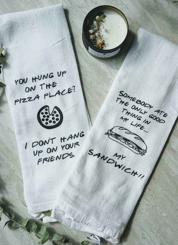 Funny Kitchen Tea Towel Housewarming Home Decor Gift