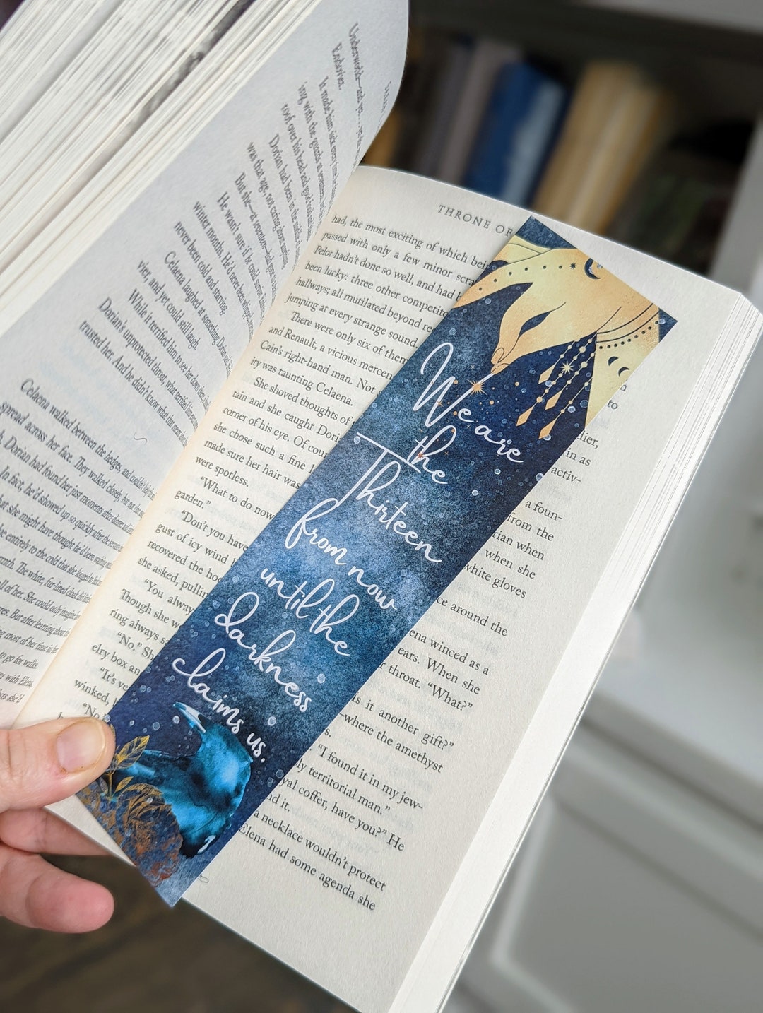 Throne of Glass Fantasy Bookmark, Booktok ACOTAR Book Merch Accessories ...