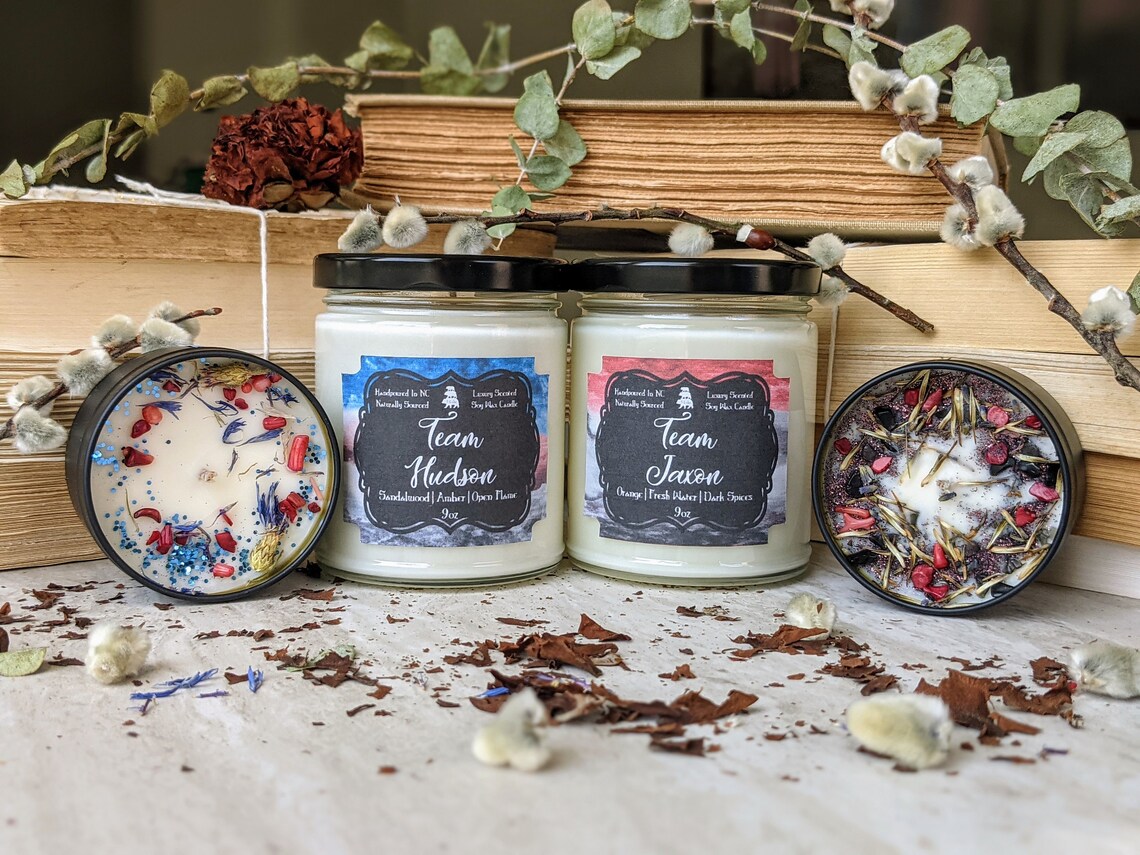 Crave Book Candle Jaxon and Hudson Vega Inspired Candle Book Etsy