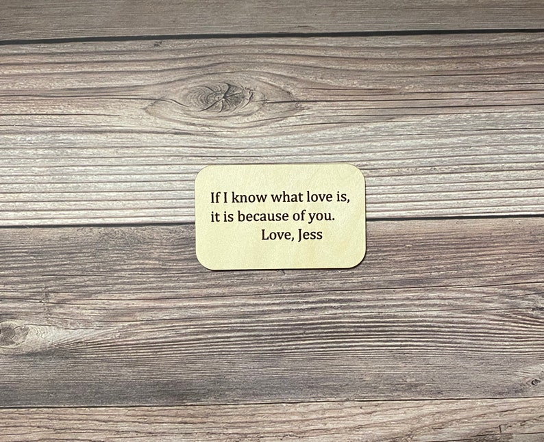 Laser Engraved Card Valentine Gift Personalized Gift Everyday Gift Husband Gift Personalized Wallet Card Wooden Wallet Card