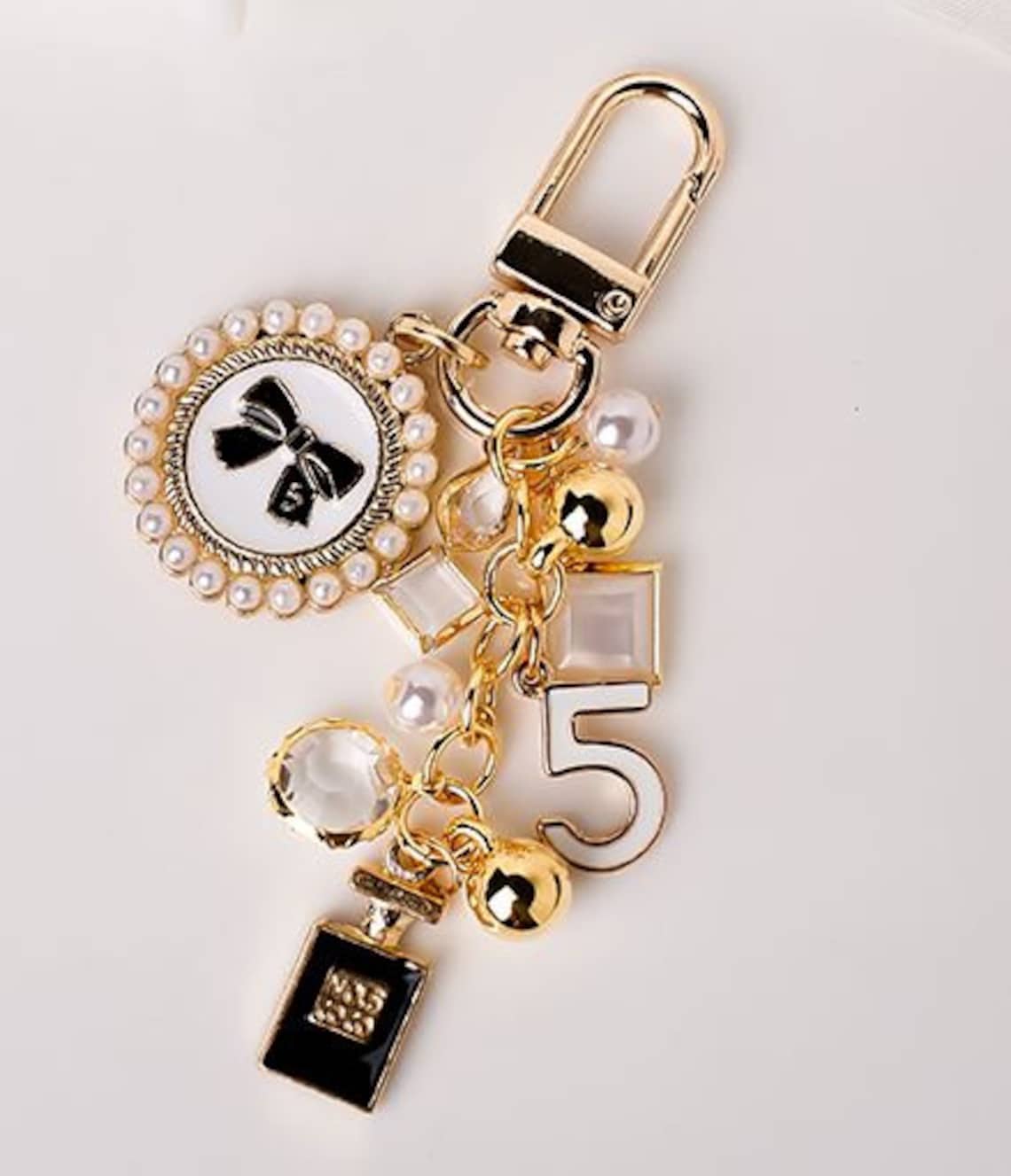 Chanel Concept Keyring / Keychain / Handmade / cute toy Etsy