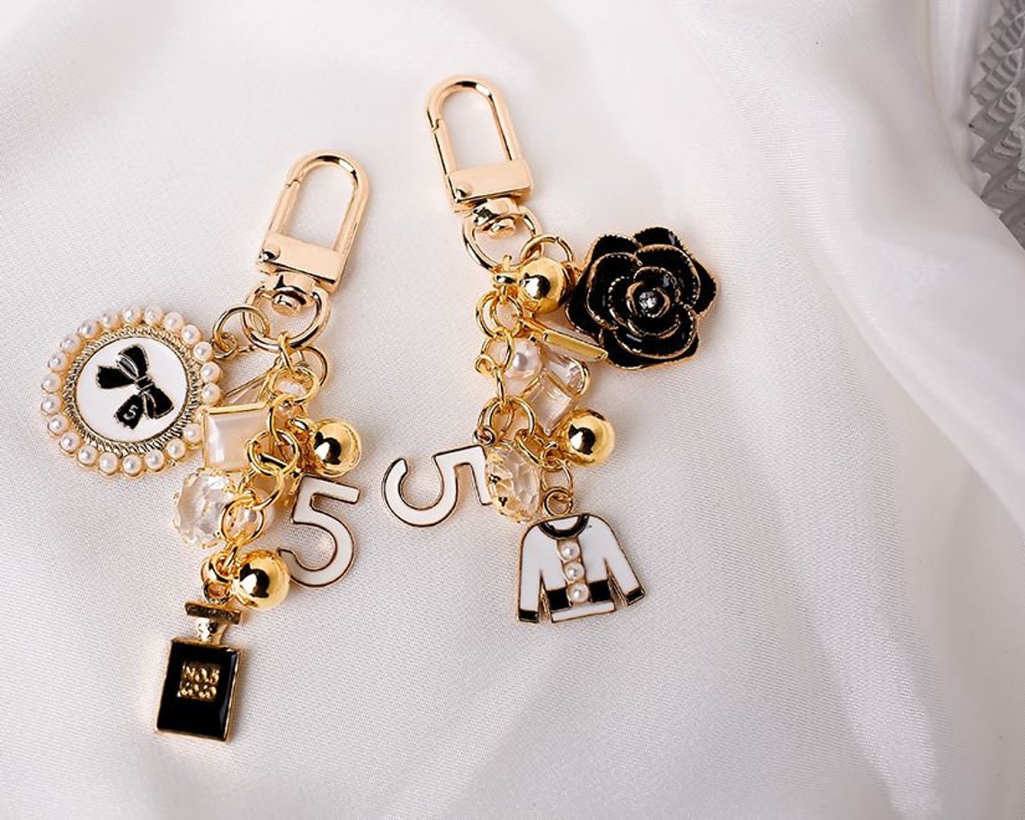 Chanel Concept Keyring / Keychain / Handmade / cute toy Etsy