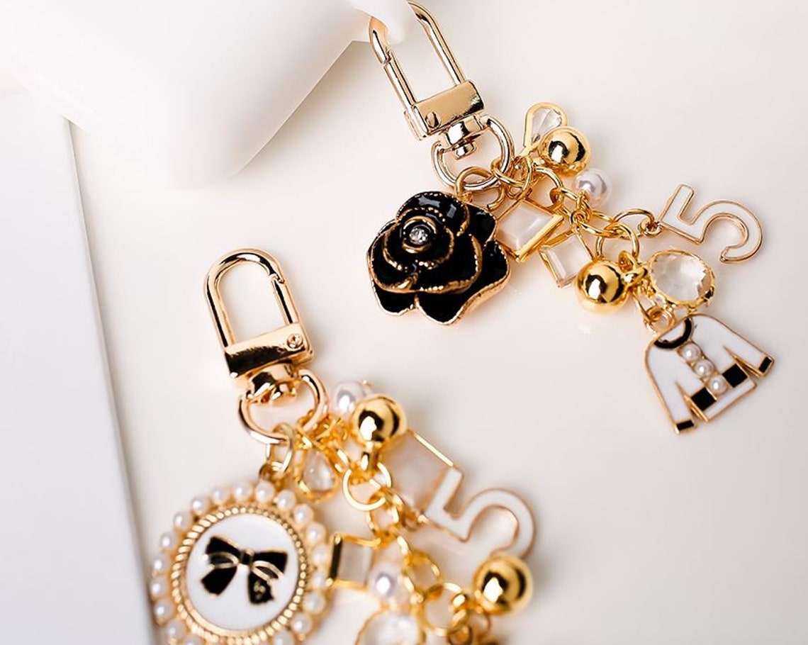 Chanel Concept Keyring / Keychain / Handmade / cute toy Etsy