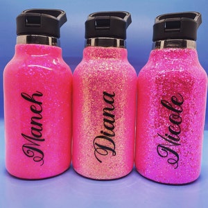 Boys or Girls Custom Tumbler, Glitter or Plain, Customized, Personalized Tumbler, Gifts for Kids, Birthday Gift, Holiday Gift