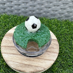 LID ONLY, 3D Soccer Ball Tumbler Topper, 20 oz Skinny or 20 oz Regular