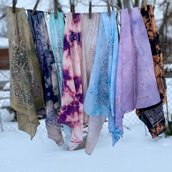 Foulard Bandana Super Doux – Motif Léopard, Crâne Et Imprimé Flanelle – Mixte