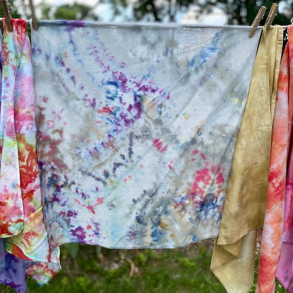 Tie Dye Handkerchief - Etsy