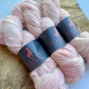 Blush | Suri Alpaca Hand Dyed Yarn