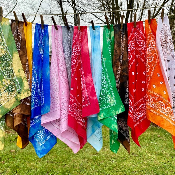 Inadaptés ! Bandana en coton doux teint à la main VENTE FINALE