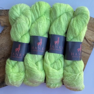 Moon Mist | Suri Alpaca Hand Dyed Yarn