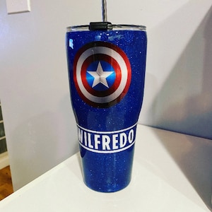 captain america tumbler