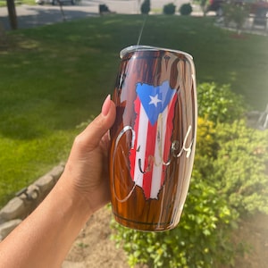 puerto rico conga tumbler