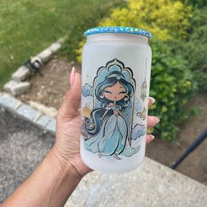 Jasmine glass can