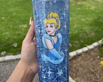 Cinderella snow globe tumbler