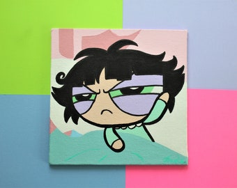 Cartoon Paintings Etsy