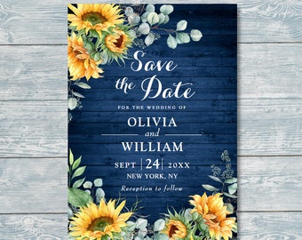 2 Types Save The Date Rustic Wedding Printable Invitation; Corjl Downloadable Editable Template jpg, pdf + Print POD; Stylish, Beautiful