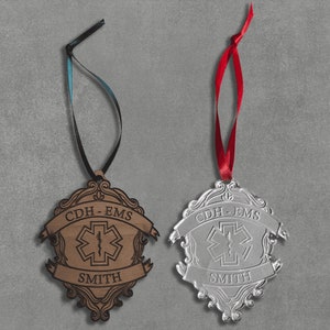 EMS Ornament - Personalized EMT Gift