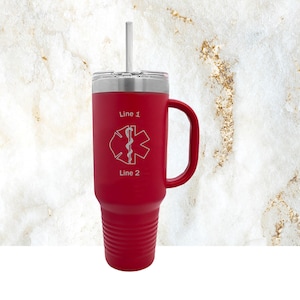 EMS Tumbler With Maltese and Star of Life