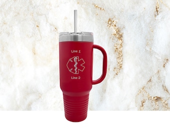 EMS Tumbler With Maltese and Star of Life