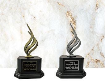 Metal Flame Award - Firefighter Award