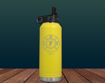IAFF 32oz Polar Water Bottle - IAFF Firefighter Gift