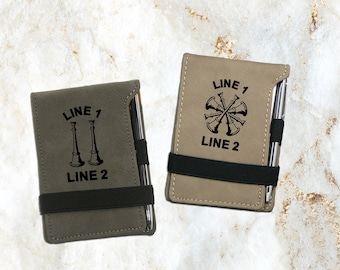 Firefighter Rank Bugles Note Pad - Notepad with Pen Gift