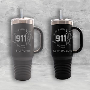 Dispatcher 40oz Stainless Steel Tumbler - Personalized Dispatcher Gift