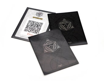 print on demand card sleeves RFID Blocking Credit - Orchid Paisley Orchid Paisley Our RFID Blocking Credit Card Sleeves prevent unauthorized access to your credit cards by creating a metallic shield around your card that blocks skimming attacks Custom Sleeves - Brushed -