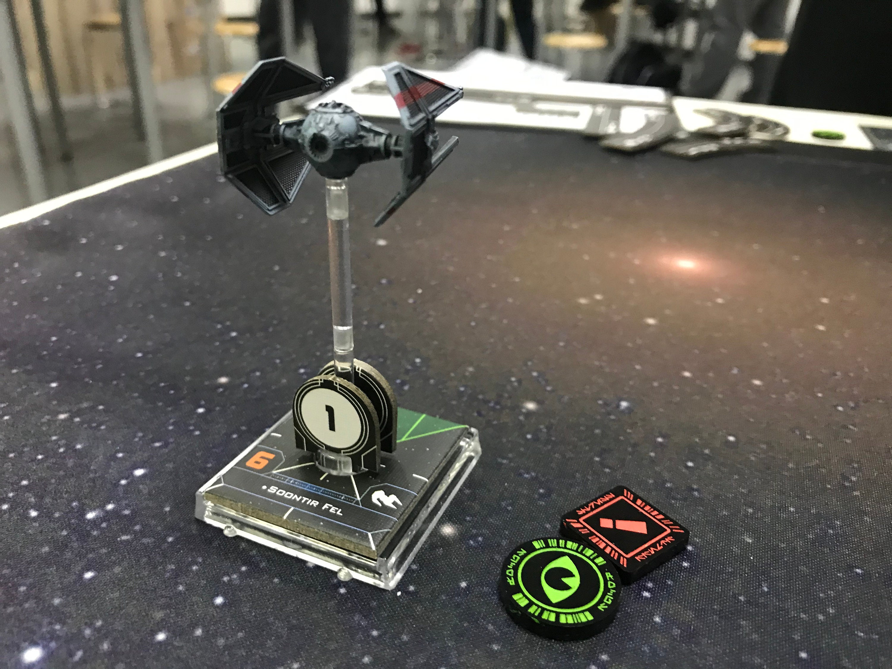 Single Sided Token Set (black Gloss) - X-wing Acrylic Tokens - Etsy