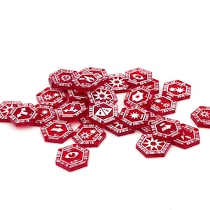 Critical Tokens Set - X-Wing Acrylic Tokens
