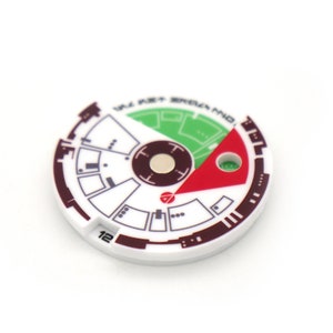 2.5 Esfera de seguimiento redonda temática de Yavin - X-Wing Acrílico Accesorios